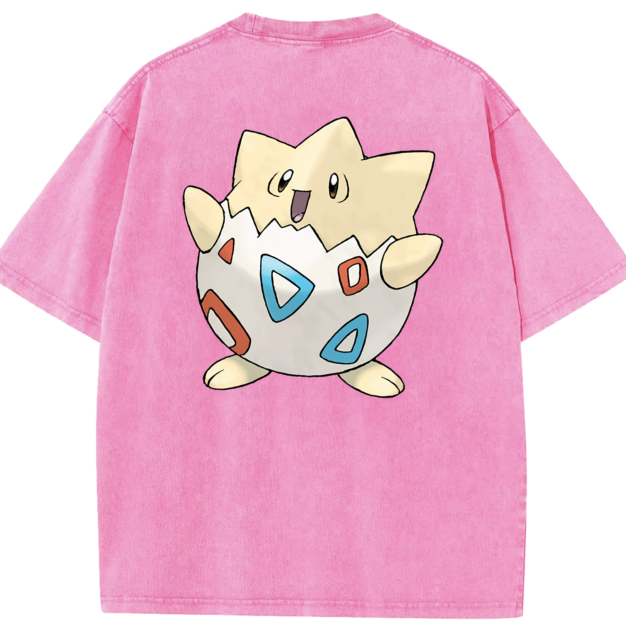 （画像用） ポケットモンスター Pokémon 綿100% ヴィンテージ風 半袖Tシャツ（背面プリント）